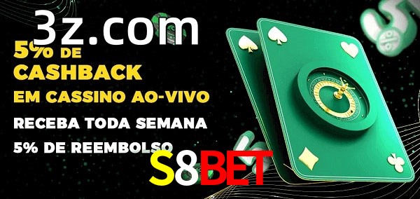 Promoções do cassino ao Vivo S8BET